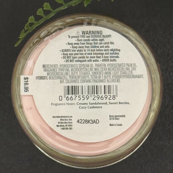 BBW Sunrise Woods White Barn Bath & Body Works Single Wick Candle - Picture 10 of 10